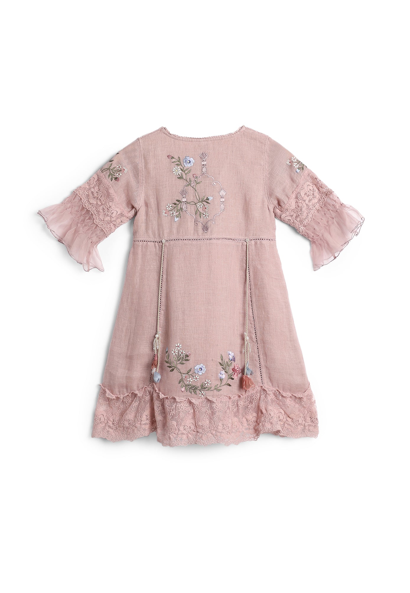 sachin and babi light blue dress Zimmermann Eden Web Dot Midi Dress White Floral Embroidered Silk Size   Celebrity Owned